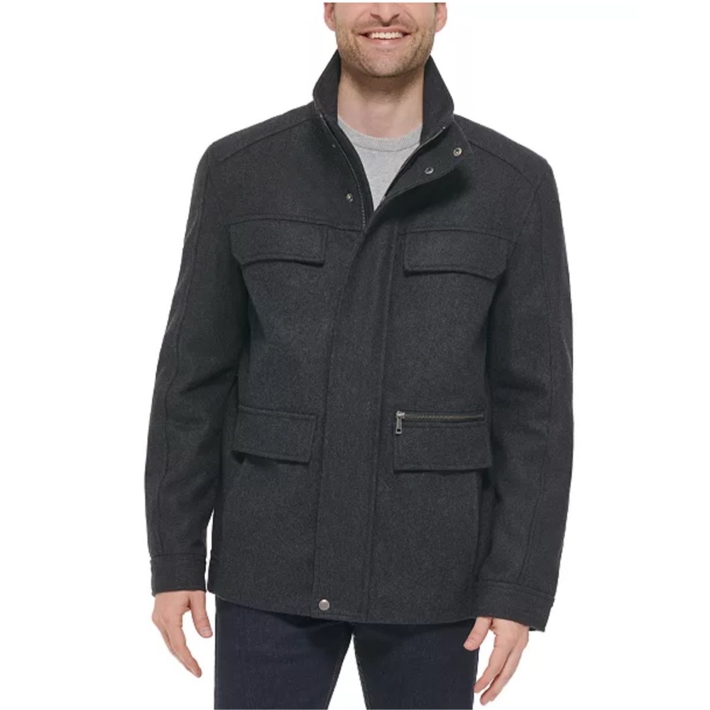 Cole Haan Melton Wool Field Coat
Size 8